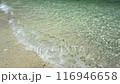 真夏の沖縄　透明度抜群　波打ち際 116946658