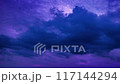Video of clouds moving in the sky at dusk 117144294