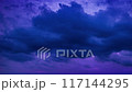 Video of clouds moving in the sky at dusk 117144295