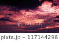 Video of clouds moving in the sky at dusk 117144298