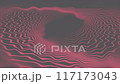 波動的漣漪 - 抽象 4K 循環動畫（紅色） 117173043