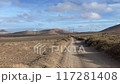 Desert landscape around the town of San Bartolome 117281408