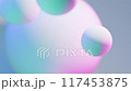 運動球體的抽象背景材料 117453875