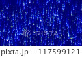 Blue glitter rain animated background. Sparkle blue stars 117599121