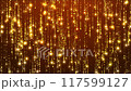 Black Gold glitter rain animated background. Sparkle golden stars 117599127