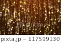Black Gold glitter rain animated background. Sparkle golden stars 117599130