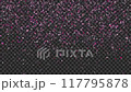 Pink glitter falling on transparent background. Seamless looping. 3D animation. 117795878