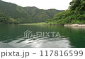 Crossing the Shimanto River in May on a houseboat 117816599