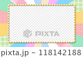 Pop radial stripe frame 01 Colorful 10 colors 118142188