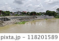24.Aug.2024.Ayutthaya Thailand.he construction site is improving the flood wall along the Chao Phraya River to make it stronger and better able to withstand water. 118201589