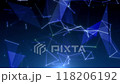 藍色未來數位多邊形抽象背景 118206192