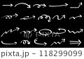 可愛手繪風格簡單箭頭（書法）動畫集 118299099