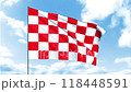 方格旗循環視頻 118448591
