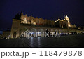 Market stalls on the town square in Krakow, time-lapse at night. 118479878