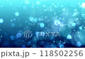 藍色閃閃發光粒子的奇妙背景 118502256