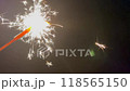 Hand-held fireworks 118565150