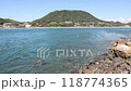 The tidal flow of the Kanmon Straits and Hinoyama in Shimonoseki City 118774365