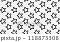 4K ループ 背景 動画配信  星 スター 回転 枠線  / Loop Star 118873308