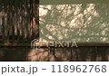 Tree shadows on the walls of a traditional Japanese house 118962768