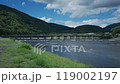 京都 嵐山渡月峽 夏天 119002197