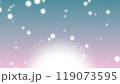 ふわふわと降る雪　光 119073595