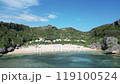 シークレットビーチから大自然を空撮 119100524