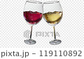 red wine white wine cheers 119110892