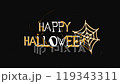 Happy Halloween 4K Video with Spider Web and Water Drop Effect 119343311