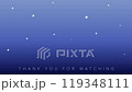 Illustration of twilight and twinkling stars Thank you for watching. 119348111