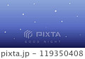 Dusk and night starry sky illustration Good night 119350408