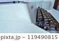 Retro Mechanical Typewriter Close Up Vintage  119490815