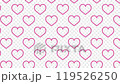4K ループ 透過背景 動画配信 ハート ピンク 停止 枠線 / Loop Pink Heart 119526250
