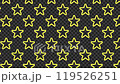 4K ループ 透過背景 動画配信 星 停止 枠線 / Loop Yellow Star 119526251