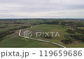 北海道稚內白色道路無人機鏡頭 119659686