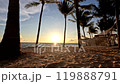 Beautiful sea, sand and sunset beach 119888791