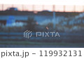 【莊內風景】秋天夕陽下的蜻蜓和田園風光 119932131