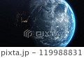 地球　宇宙　CG　背景 　日本周辺 119988831
