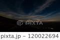 Akita Komagatake, Mount Shikin and Comet Atlas from Mount Katakura, time-lapse video 120022694