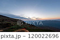 Akita Komagatake: Sunset view from Mt. Katakura 2/3 Time-lapse video 120022696