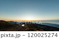 Akita Komagatake: Sunrise view from Mt. Otokodake 3/4 Time-lapse video 120025274