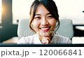 Smiling Japanese woman in the office 120066841