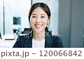 Smiling Japanese woman in the office 120066842
