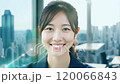 Smiling Japanese woman in the office 120066843