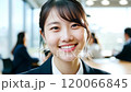 Smiling Japanese woman in the office 120066845