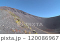 富士山寶榮火山口的鳥瞰圖 120086967