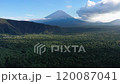 清晨從樹海鳥瞰富士山 120087041