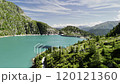 Aerial Journey Over Lake Emosson, Switzerland 120121360