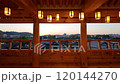 Sunset view of Jeonju Hanok Village in Jeonju, Korea 120144270