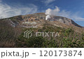 浄土平からの噴煙をあげる吾妻山 120173874