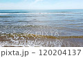 石川県かほく市高松北部海水浴場　波打ち際 120204137